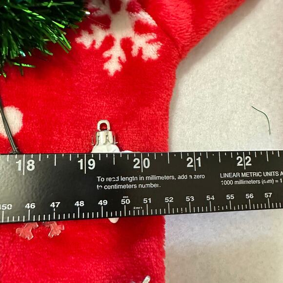 Ugly Christmas Sweater Grinch LIGHTS UP Tacky Tinsel Xmas Party Winner Sz Medium - Picture 4 of 5